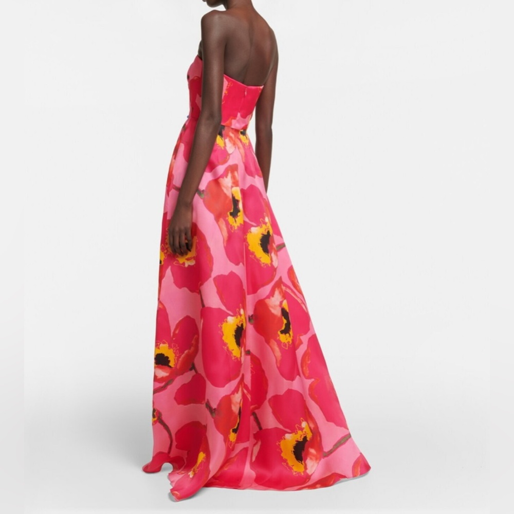 Carolina Herrera Floral Silk Gown - Never Worn! - Picture 3 of 8